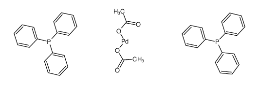 14588-08-0 structure, C40H36O4P2Pd