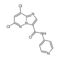 6,8-dichloro-N-pyridin-4-ylimidazo[1,2-b]pyridazine-3-carboxamide 1177415-93-8