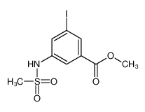 methyl 3-iodo-5-(methanesulfonamido)benzoate 847157-47-5