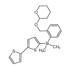 953413-14-4 structure, C22H26O2S2Si