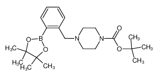 2-(4-Boc-piperazin-1yl)methylphenylboronic acid, pinacol 1012785-48-6