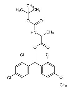 954143-64-7 structure, C22H24Cl3NO5