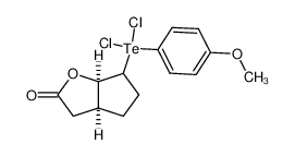 88708-28-5 spectrum, rac-(3aR,6aS)-6-(dichloro(4-methoxyphenyl)-l4-tellaneyl)hexahydro-2H-cyclopenta[b]furan-2-one