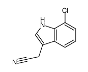 2-(7-chloro-1H-indol-3-yl)acetonitrile