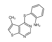 2-[(5-甲基噻吩并[2,3-d]嘧啶-4-基)硫代]苯胺
