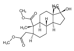 624740-15-4 spectrum, 17β-hydroxy-17α-methyl-1,3-seco-2-nor-5α-androstane-1,3-diacid 1,3-dimethylester