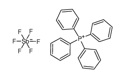 hexafluoroantimony(1-),tetraphenylphosphanium 124329-50-6