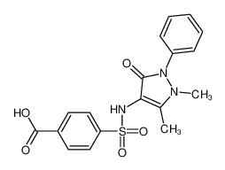 4-(1,5-二甲基-3-氧代-2-苯基-2,3-二氢-1H-吡唑-4-磺酰基)-苯甲酸