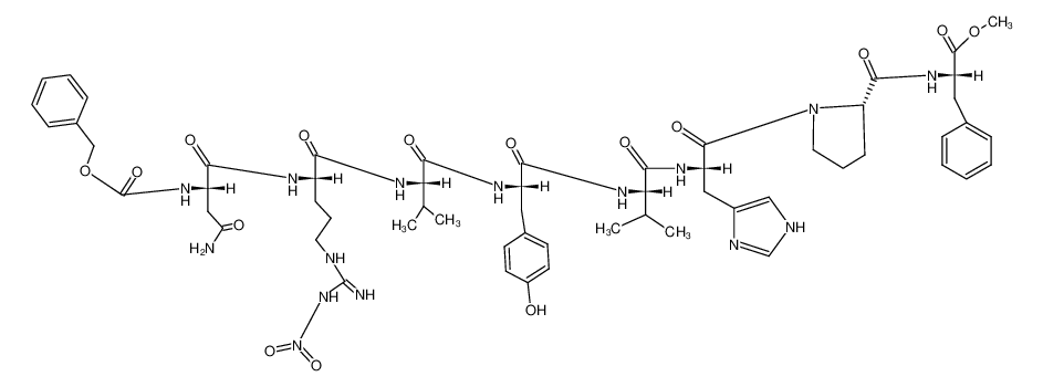 n2-benloycarbonyl-l-asginyl=n-nitro-l-arginyl=l-valyl