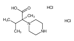 (2S)-2,3-Dimethyl-2-piperazin-1-ylbutanoic acid dihydrochloride 1192887-66-3