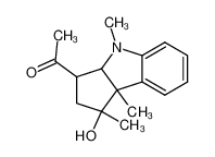 98176-48-8 1-(1-hydroxy-1,4,8b-trimethyl-1,2,3,3a,4,8b-hexahydro-cyclopent[b]indol-3-yl)-ethanone