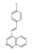 4-[2-(4-fluorophenyl)ethenyl]cinnoline 5387-94-0