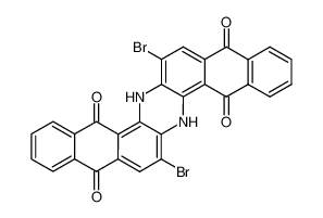 130-19-8 structure, C28H12Br2N2O4