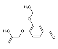 3-ethoxy-4-(2-methylprop-2-enoxy)benzaldehyde 363186-13-4