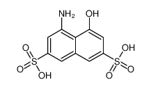 4-Amino-5-hydroxy-2,7-naphthalenedisulfonic acid 8011-86-7