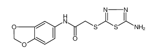 301335-14-8 structure, C11H10N4O3S2