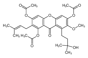 107389-89-9 structure, C30H34O10