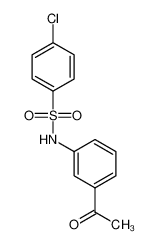 N-(3-acetylphenyl)-4-chlorobenzenesulfonamide 76883-65-3