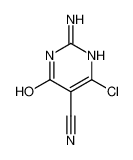 2-amino-6-chloro-4-oxo-1H-pyrimidine-5-carbonitrile