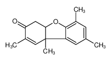 62156-64-3 2,6,8,9b-tetramethyl-4,4a-dihydrodibenzofuran-3-one