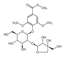 139701-45-4 structure, C21H30O14