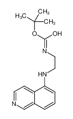 651309-89-6 tert-butyl N-[2-(isoquinolin-5-ylamino)ethyl]carbamate