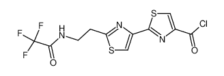 76275-92-8 spectrum, 2'-<2-(trifluoroacetamido)ethyl>-2,4'-bithiazole-4-carboxylic acid chloride