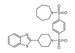 606082-78-4 structure, C24H29N3O4S3