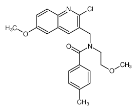 606103-09-7 structure, C22H23ClN2O3