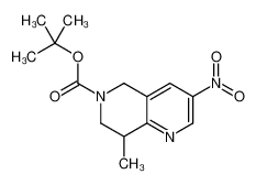 tert-butyl 8-methyl-3-nitro-7,8-dihydro-5H-1,6-naphthyridine-6-carboxylate 1356087-16-5