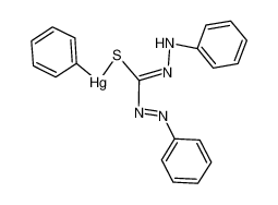 56724-82-4 structure, C19H16HgN4S