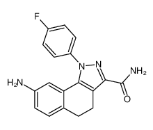 503555-51-9 8-amino-1-(4-fluorophenyl)-4,5-dihydro-1H-benzo[g]indazole-3-carboxamide