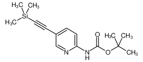 (5-Trimethylsilanylethynyl-pyridin-2-yl)-carbamic acid tert-butyl ester 470463-41-3