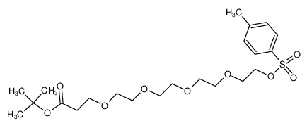 16-(p-toluenesulfonyl)-4,7,10,13,16-pentaoxahexadecanoic acid tert-butyl ester