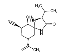 930779-35-4 spectrum, 9-isopropenyl-2-isopropyl-6-methyl-3-oxo-1,4-diaza-spiro[4.5]decane-7-carbonitrile