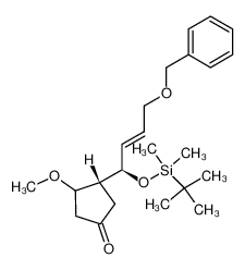 709044-02-0 (3R)-3-((R,E)-4-(benzyloxy)-1-((tert-butyldimethylsilyl)oxy)but-2-en-1-yl)-4-methoxycyclopentan-1-one