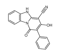 94017-92-2 3-hydroxy-1-oxo-2-phenyl-5H-pyrido[1,2-a]benzimidazole-4-carbonitrile