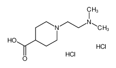 1-(2-Dimethylamino-ethyl)-piperidine-4-carboxylic acid dihydrochloride 1185304-27-1