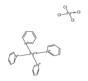 59245-57-7 structure, C20H20Cl4N4Pd2++++