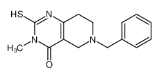 6-Benzyl-3-methyl-2-thioxo-2,3,5,6,7,8-hexahydropyrido[4,3-d]pyri midin-4(1H)-one 159660-86-3