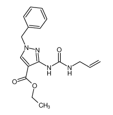 ethyl 3-(3-allylureido)-1-benzyl-1H-pyrazole-4-carboxylate