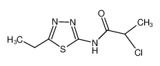 2-chloro-N-(5-ethyl-1,3,4-thiadiazol-2-yl)propanamide 391864-00-9