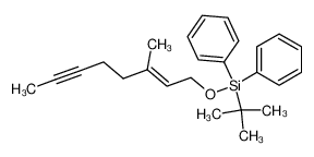 501369-22-8 (2E)-tert-butyl-(3-methyloct-2-en-6-ynyloxy)-diphenylsilane