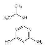 2-amino-6-(propan-2-ylamino)-1H-1,3,5-triazin-4-one 19988-24-0