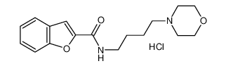 N-[4-(4-吗啉基)丁基]-1-苯并呋喃-2-甲酰胺盐酸盐(1:1)