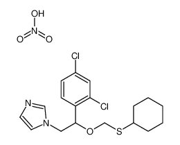 1-(2-((环己基硫代)甲氧基)-2-(2,4-二氯苯基)乙基)-1H-咪唑单硝酸盐