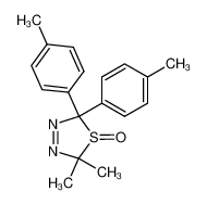 38061-80-2 2,2-dimethyl-5,5-di-p-tolyl-2,5-dihydro-[1,3,4]thiadiazole 1-oxide