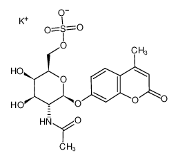 383160-14-3 structure, C18H20KNO11S