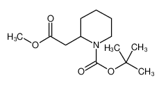 tert-butyl (2S)-2-(2-methoxy-2-oxoethyl)piperidine-1-carboxylate 131134-77-5