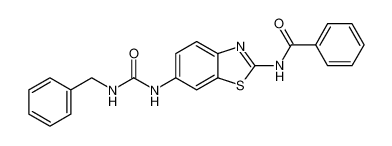 N-(6-(3-benzylureido)benzo[d]thiazol-2-yl)benzamide 1114930-07-2